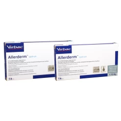 Virbac Allerderm Spot-on Hond / Kat (- 10 Kg) - 6 X 2 Ml