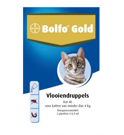 Bolfo Gold Kat 40 - Kleiner Dan 4 Kg