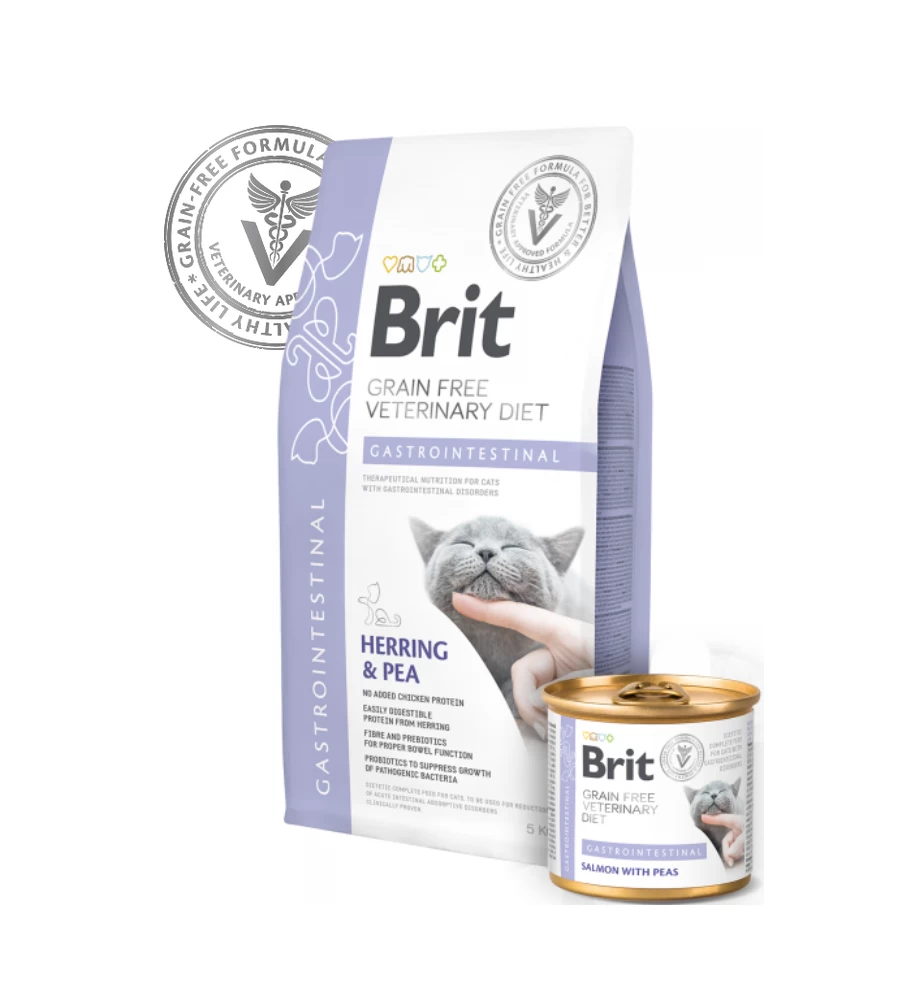 Brit Grain Free Veterinary Diet Gastrointestinal Blik - 6 X 200 Gram 4 Brit Grain Free Veterinary Diet Gastrointestinal Blik - 6 X 200 Gram - Afbeelding 2