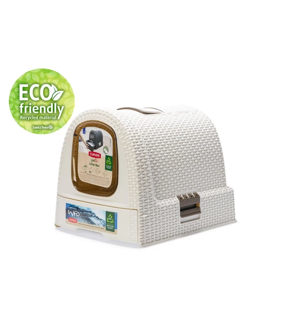 Beeztees Curver Kattenbak Wit 3 Beeztees Curver Kattenbak Wit