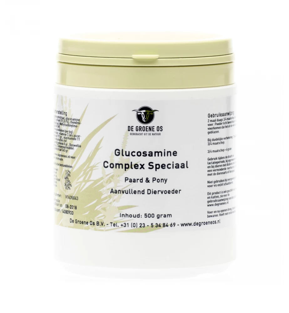 De Groene Os Glucosamine Complex Speciaal - 500 Gram 3 De Groene Os Glucosamine Complex Speciaal - 500 Gram