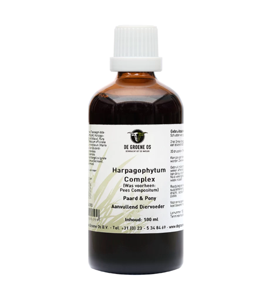 De Groene Os Harpagophytum Complex Paard & Pony - 100 Ml 3 De Groene Os Harpagophytum Complex Paard & Pony - 100 Ml