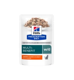 Hill's PD W/D Multi-Benefit Maaltijdzakjes Met Kip - 12 X 85 Gram