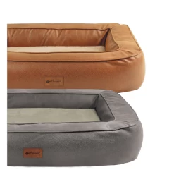 Petlando Orthopedische Ligmand Lissabon - Bruin (Cognac) -HuisdierParadijs petlando orthopedische ligmand lissabon bruin cognac 2