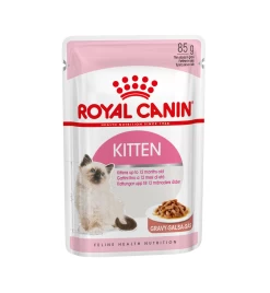 Royal Canin Kitten Portie Morsels In Gravy - 12 X 85 Gram