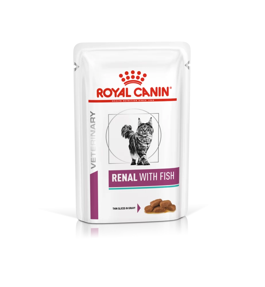 Royal Canin Renal Fish Portie - 12 X 85 Gram 3 Royal Canin Renal Fish Portie - 12 X 85 Gram