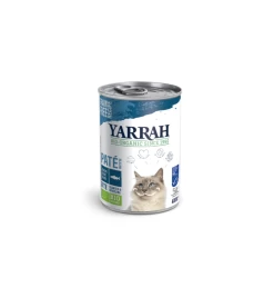 Yarrah Biologisch Kattenvoer Paté Met Vis - 12 X 400 Gram